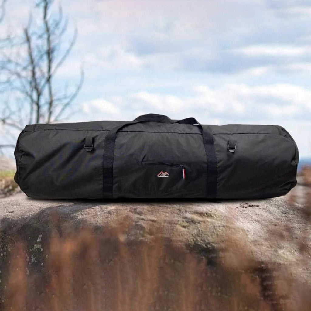 Waterproof Camping Tent Storage Bag Duffel Black X1833