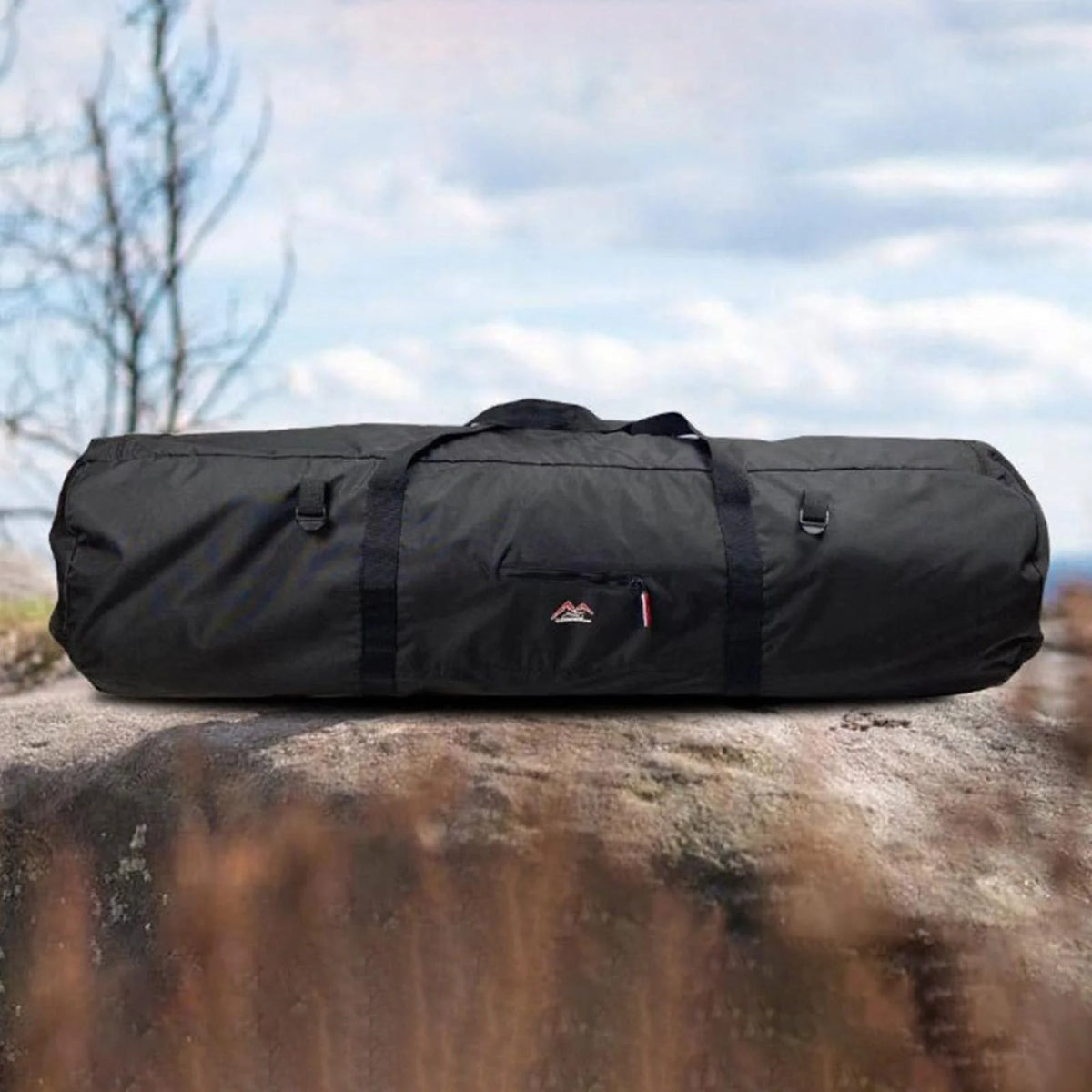 Waterproof Camping Tent Storage Bag Duffel Black X1833