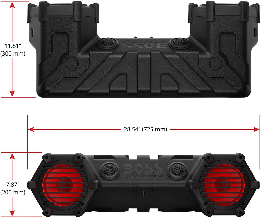 Weatherproof Sound System with 6.5 Inch Speakers and Bluetooth I66970