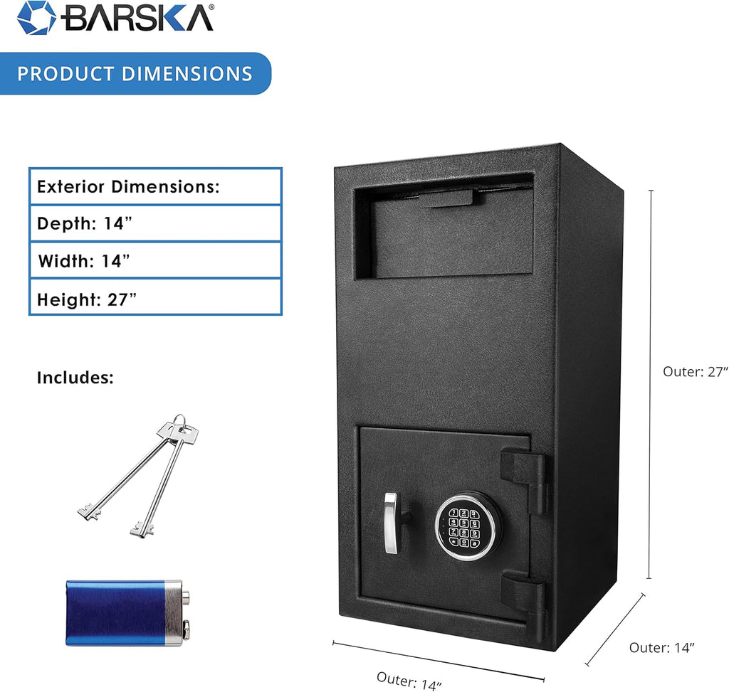 Digital Multi-User Keypad Security Depository Drop Safe with Front Load C32108