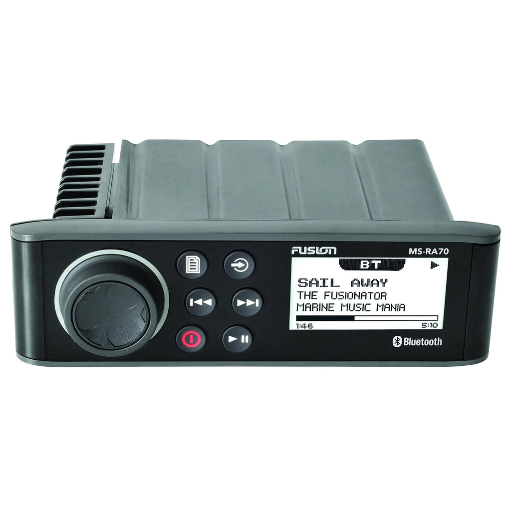 Marine AM/FM/BT Stereo with 1 Pair 6.5" RGB Marine Coaxial Speakers M9244