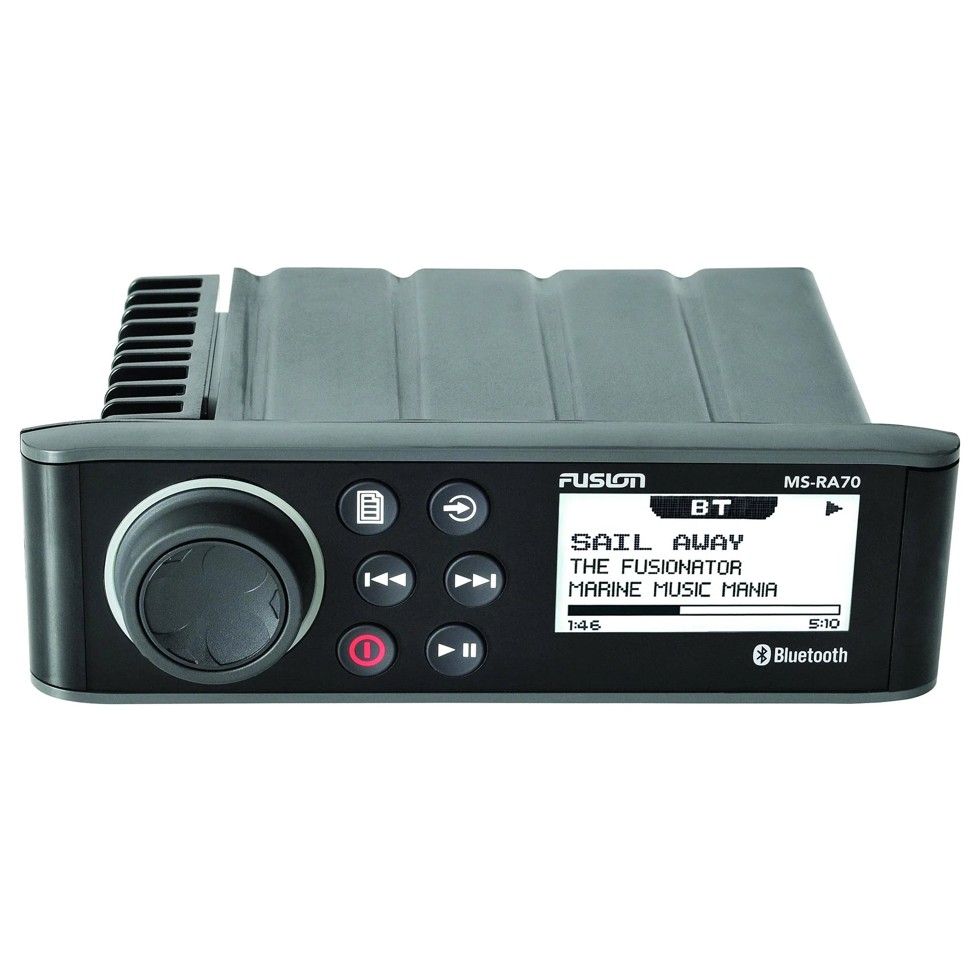 Marine AM/FM/BT Stereo with 1 Pair 6.5" RGB Marine Coaxial Speakers M9244