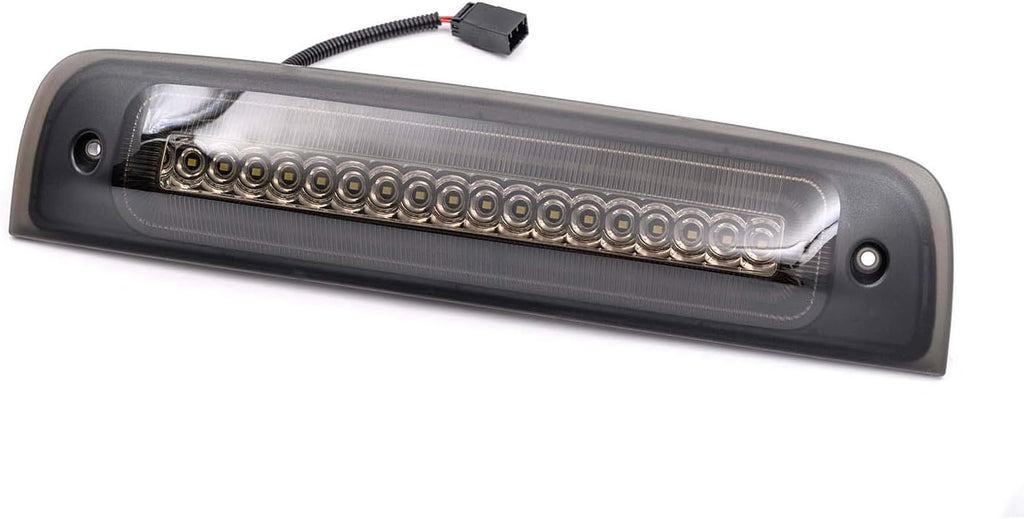 Red LED Strobe High Mount Stop Light Smoke Lens Pack of 2 J5816
