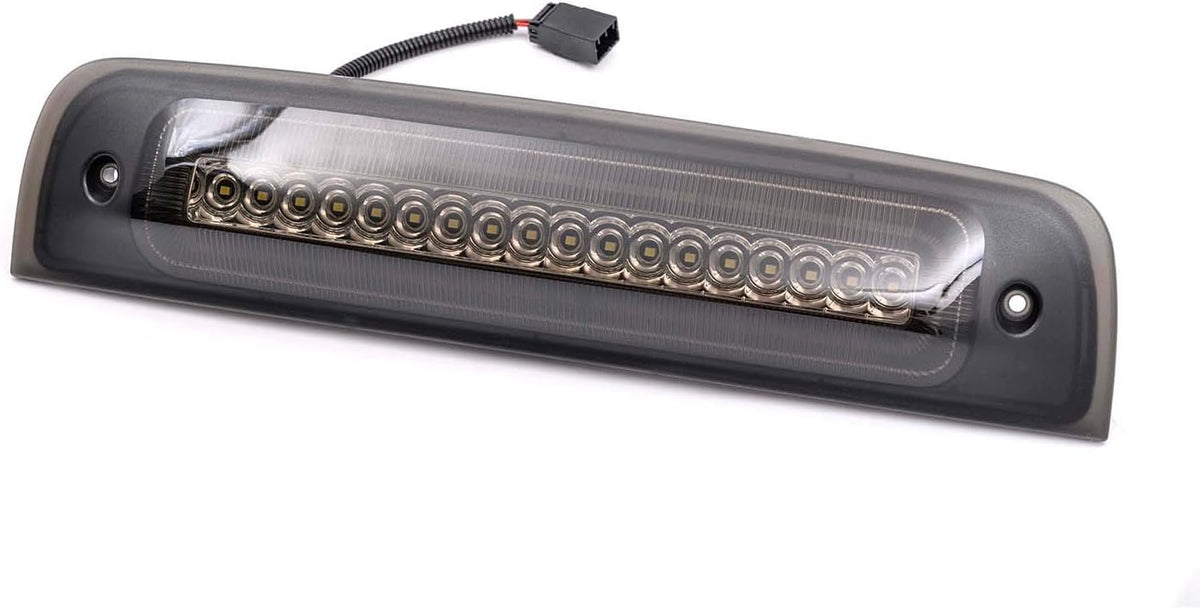 Red LED Strobe High Mount Stop Light Smoke Lens Pack of 2 J5816