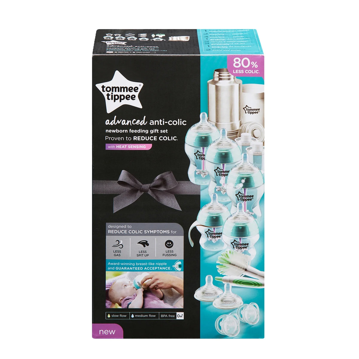 Anti Colic Newborn Baby Bottle Feeding Gift Set F35464