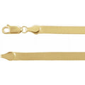 14K Yellow 4.6 mm Flexible Herringbone 16" Chain G975