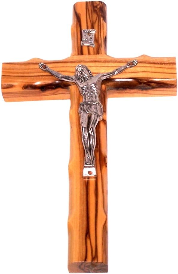 Olive Wood Cross with Certificate and Lord Prayer Card (4.75 Inches) Pack of 2 X565761