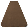 Toffee Brown 8 ft x 27 in Skid-Resistant Carpet Runner I48979