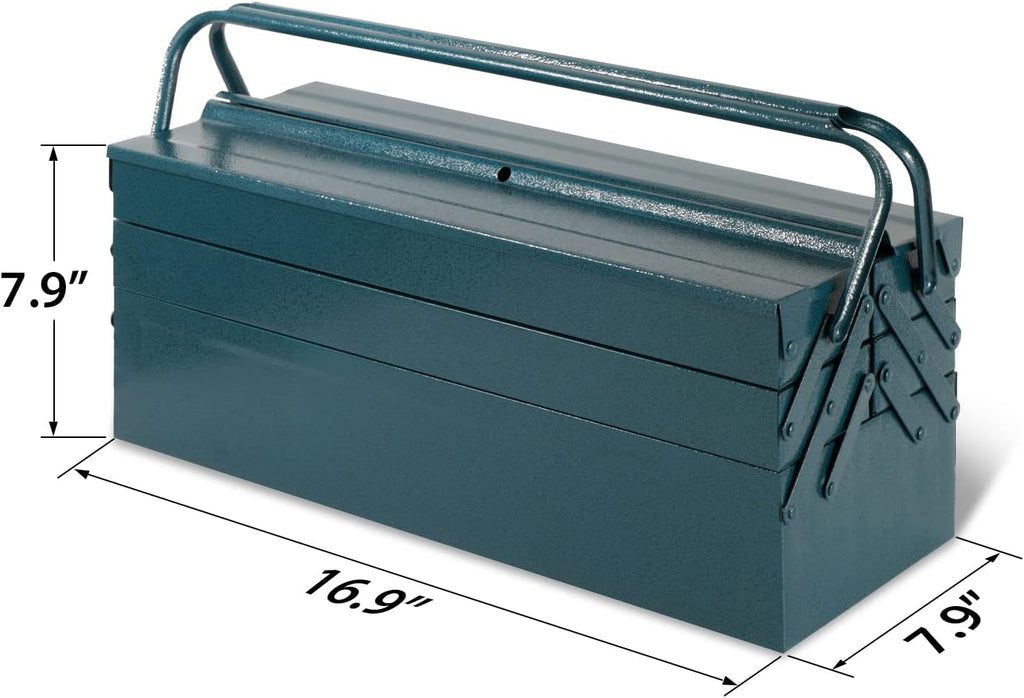 17 Inch Metal Cantilever Tool Box H86434