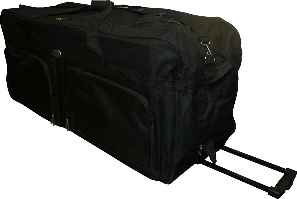 42" Polyester Rolling Duffle Bag Travel Luggage J40677
