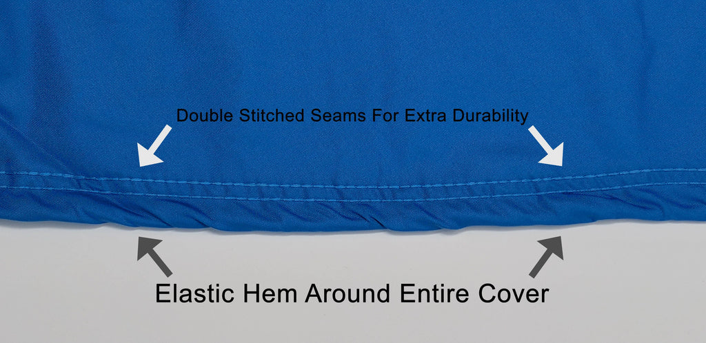 Blue Black All Weather Trailerable Jet Ski Cover with Trailer Straps and Storage Bag U4151