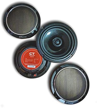 6.5” 240 Watt 2-Way Weatherproof Coaxial Car Speakers, Pair Pack of 2 H77404