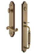 Vintage Brass One-Piece Dummy Handleset G376
