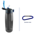 Black Tritan Water Filter Bottle with Lockable Lid H606765