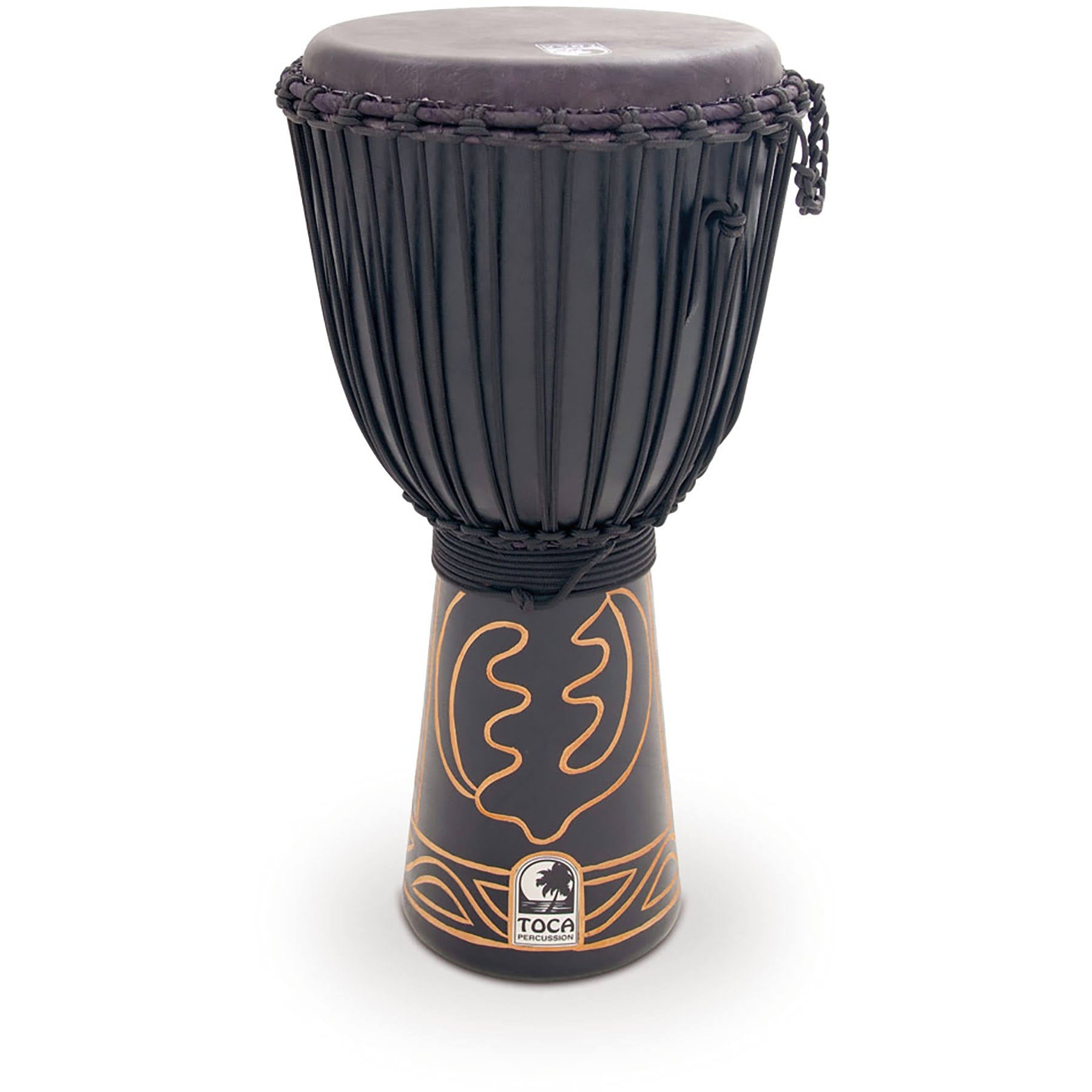 12 Black Mamba Djembe with Bag and Djembe Hat E776439