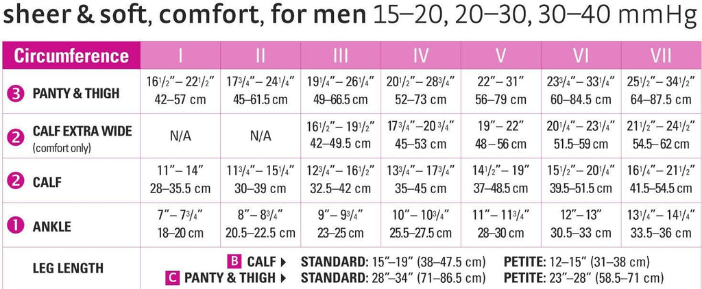 Navy 20-30 mmHg Pantyhose S995121