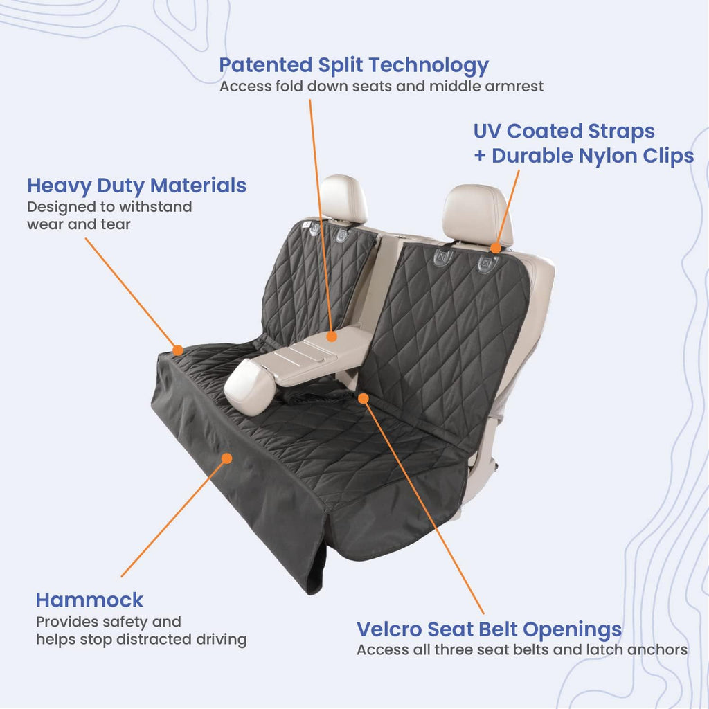 Dog Seat Cover with Hammock J3441