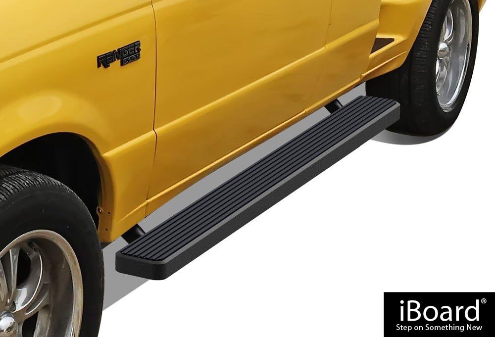 Black 4 Running Board Side Step L16566