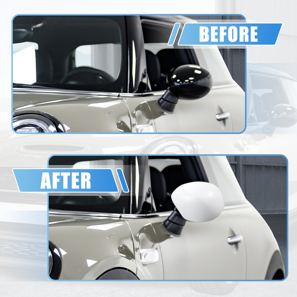 White Exterior Rear View Mirror Cover for Mini Cooper F54 Clubman C92144