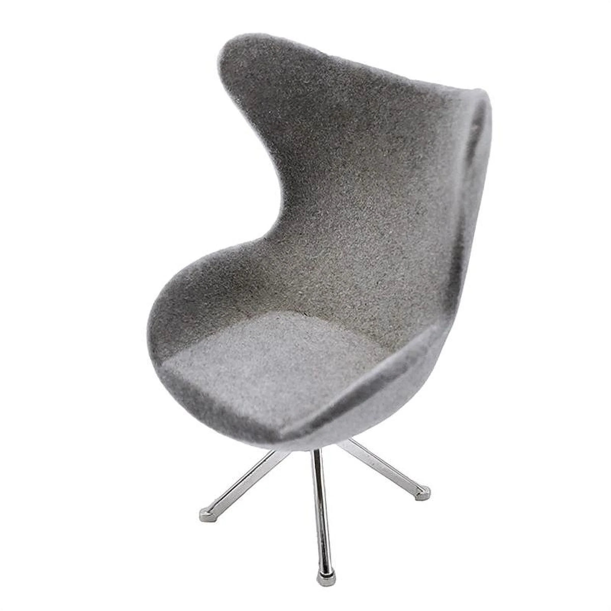 1/12 Dollhouse Miniature Dining Room Chair Flocking Seat Toys Z219