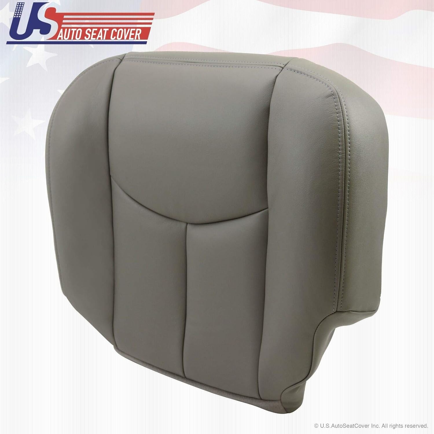 Gray Leather Seat Cover for Chevy Tahoe Suburban G8031