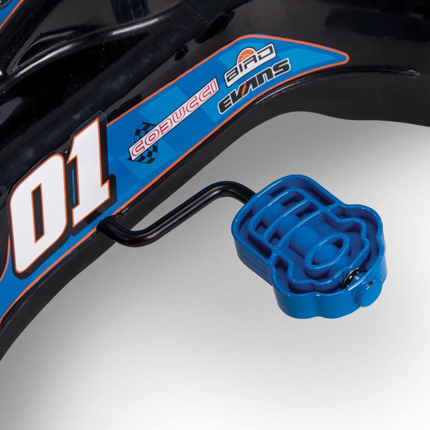 Blue 6V 2 in 1 Flat Kart Toy E96060