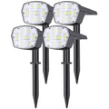 40 LED Solar Powered Outdoor Landscape Spotlights T868704
