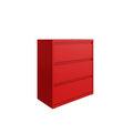 Red Lateral Filing Cabinet M582763