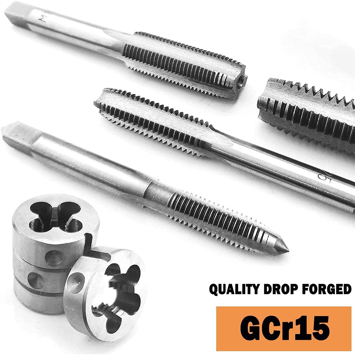 60 Piece Metric & SAE Tap and Die Tool Set with Storage Case O30848