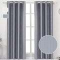 90% Blackout Curtains Set of 2 Panels, Light Gray, 52 x 84 inch I103269