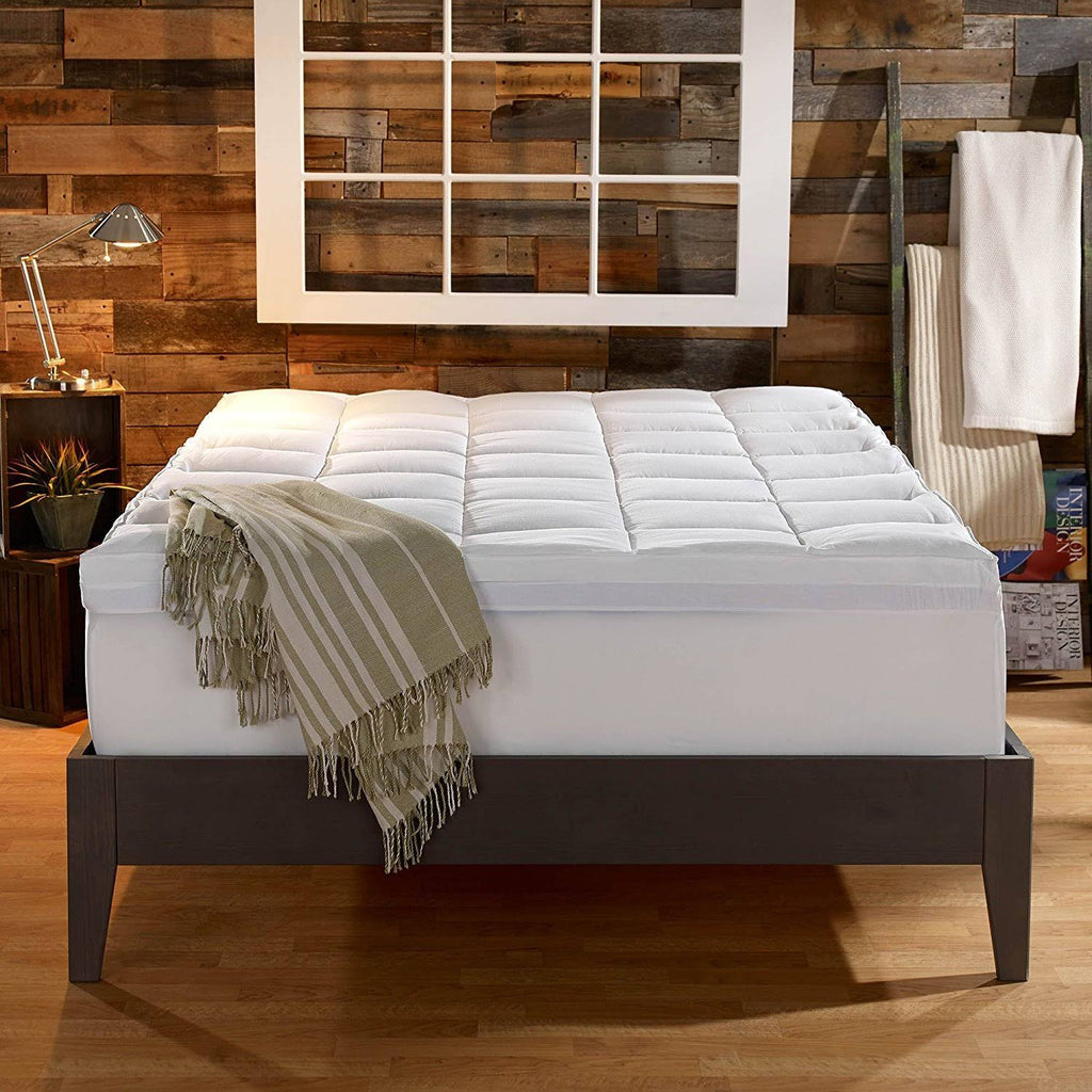 4-Inch Dual Layer Gel Memory Foam Mattress Topper, Full S125876