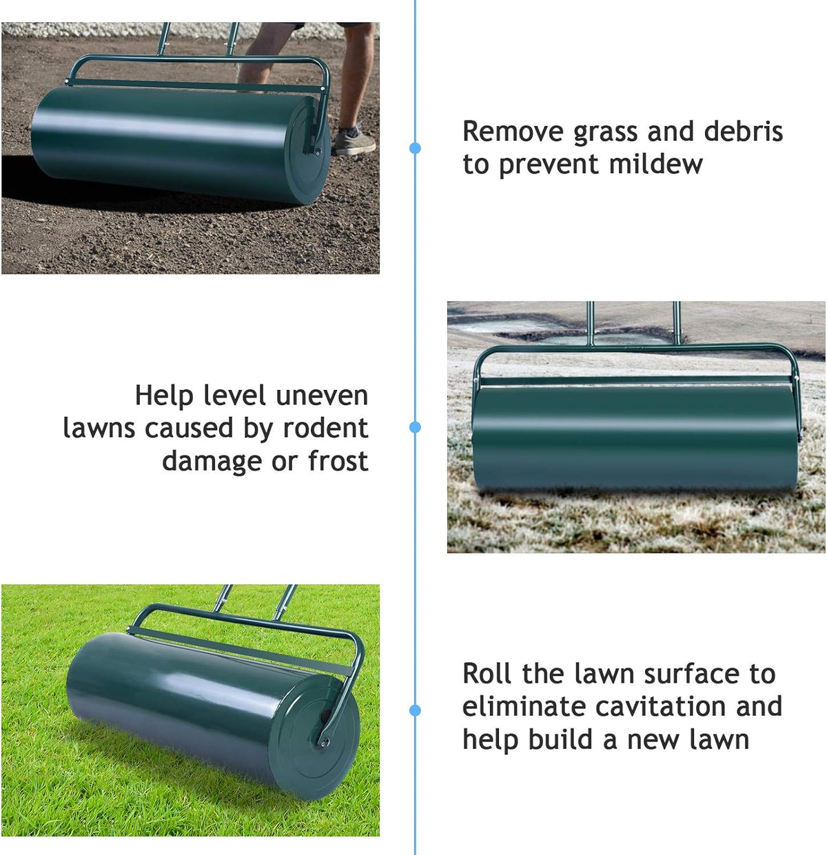 24"x13" Steel Lawn Roller E9859