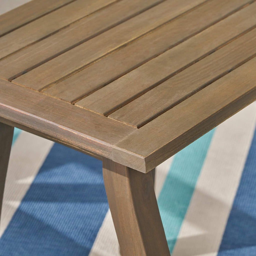 Gray Acacia Wood Accent Table N29483