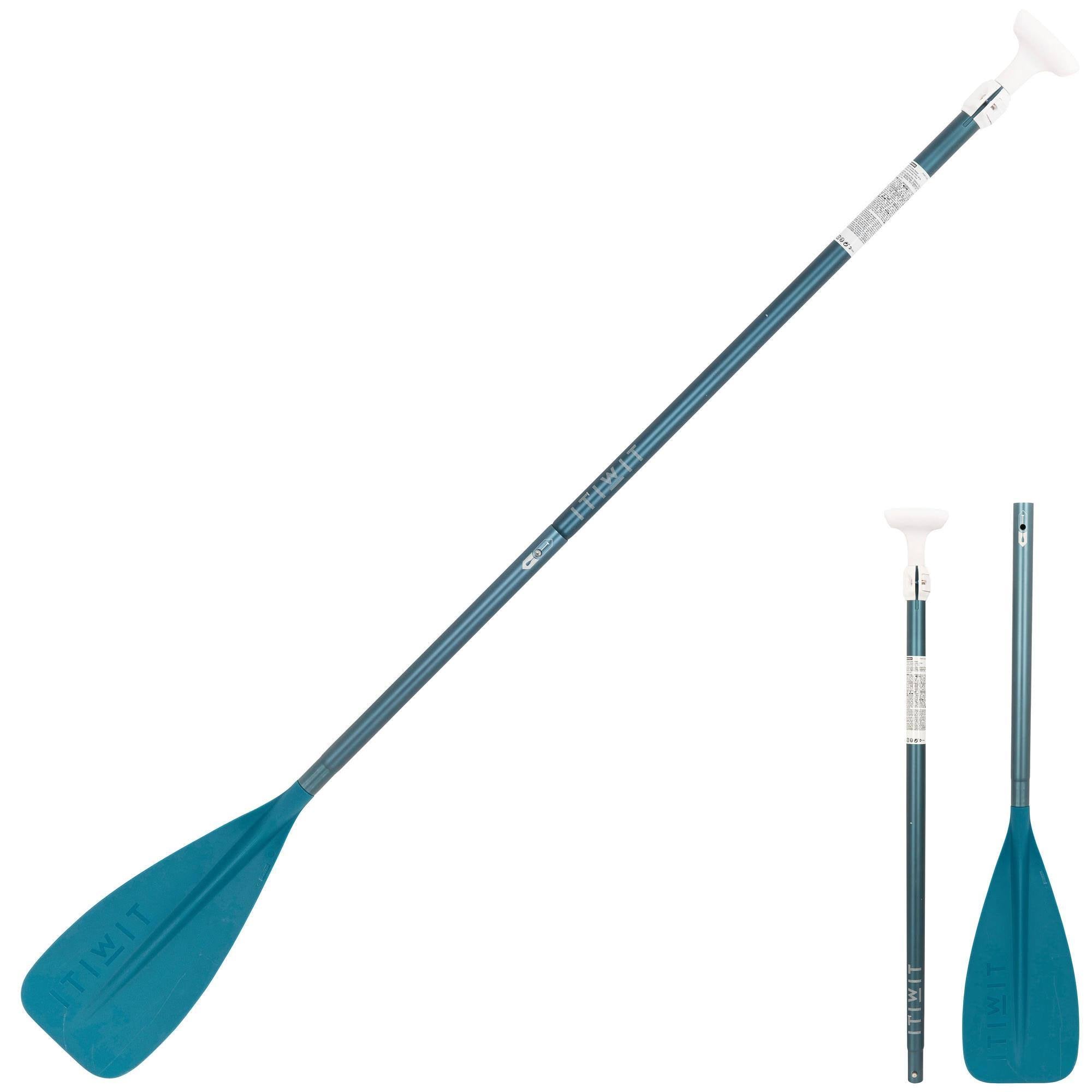 3-Part Collapsible Adjustable Stand-Up Paddle, Caribbean Blue O284637