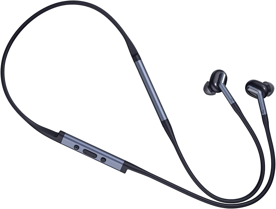 Wireless Neckband Sport Headphones with Active Noise Cancelling, Bluetooth 5.2, IP54 Sweat Resistant J72189
