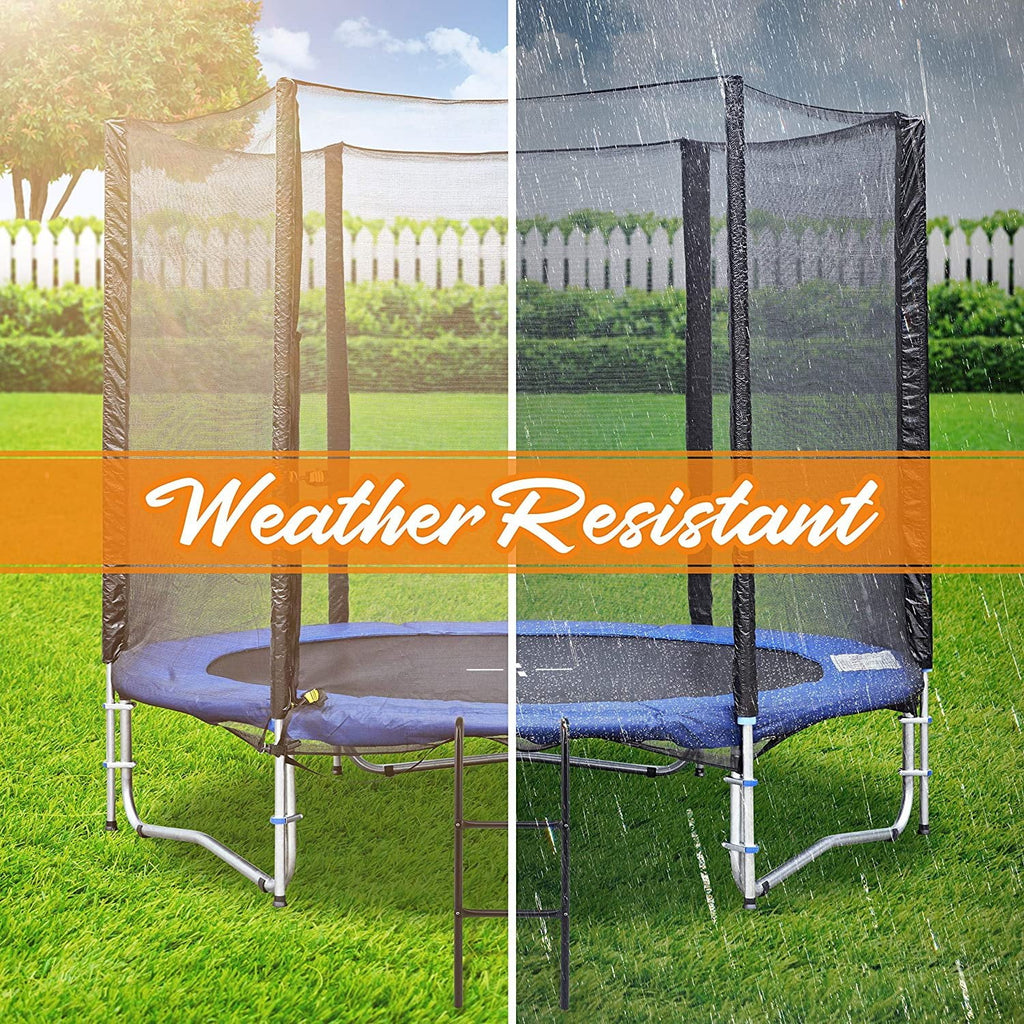 2 Step Galvanized Steel Trampoline Climbing Ladder A2763