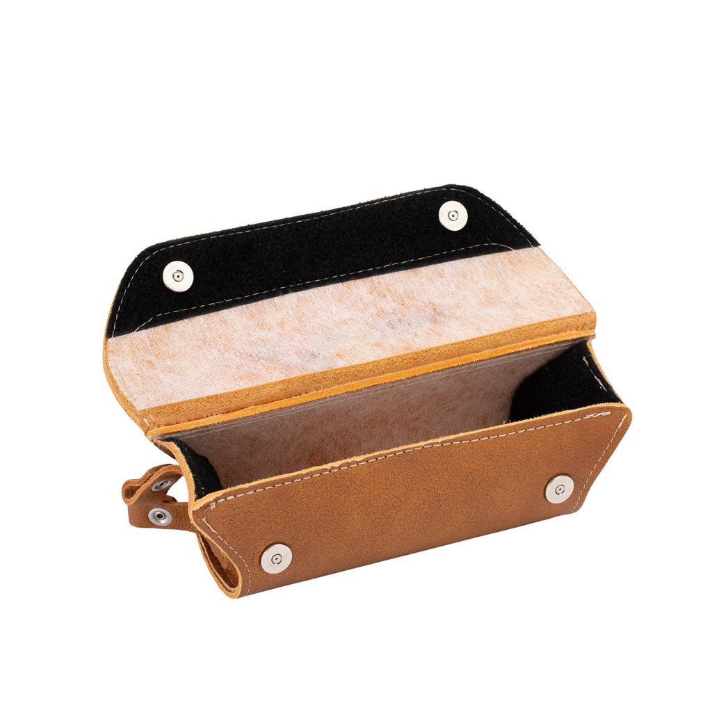 Desert Tan Genuine Leather Windshield Bag N847649