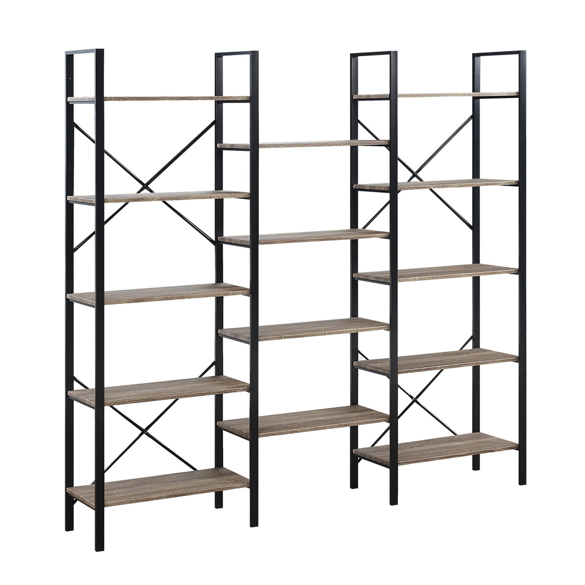 5-Tiered Double-Wide Bookshelf W267360