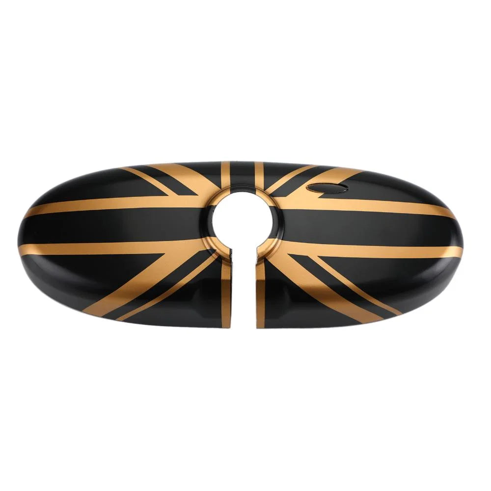 Black/Gold Rear View Mirror Cover E997986