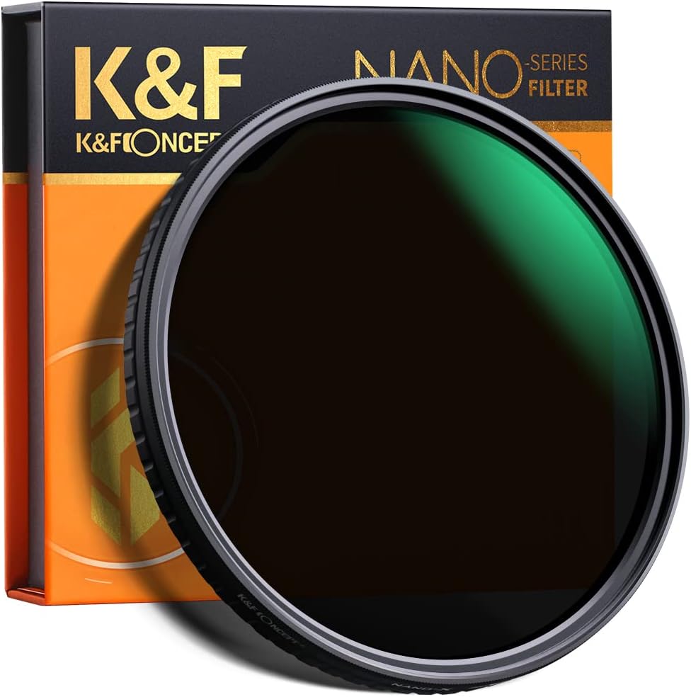 67mm Variable ND Filter ND32-ND512 (5-9 Stops) HD Neutral Density Lens Filter Pack of 2 G919193