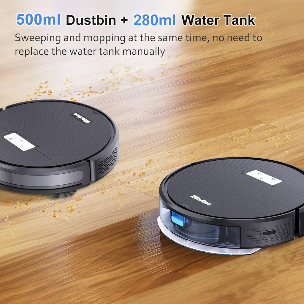 Robot Vacuum and Mop Cleaner with Remote Control D275768