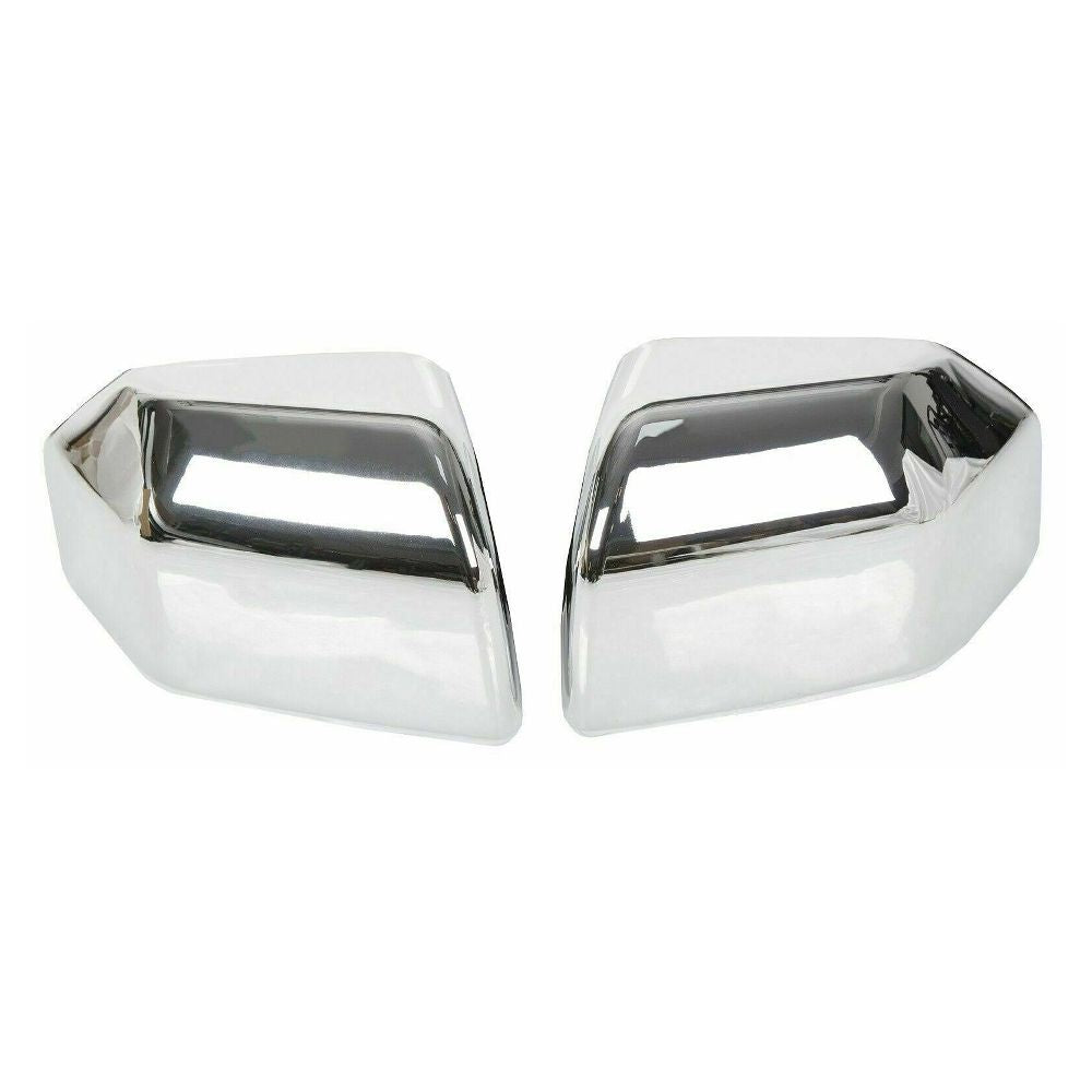 Chrome Pair Top Mirror Covers Caps F913