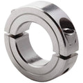 Shaft Collar, Clamp, 2pc, 2 in, SS Y10676