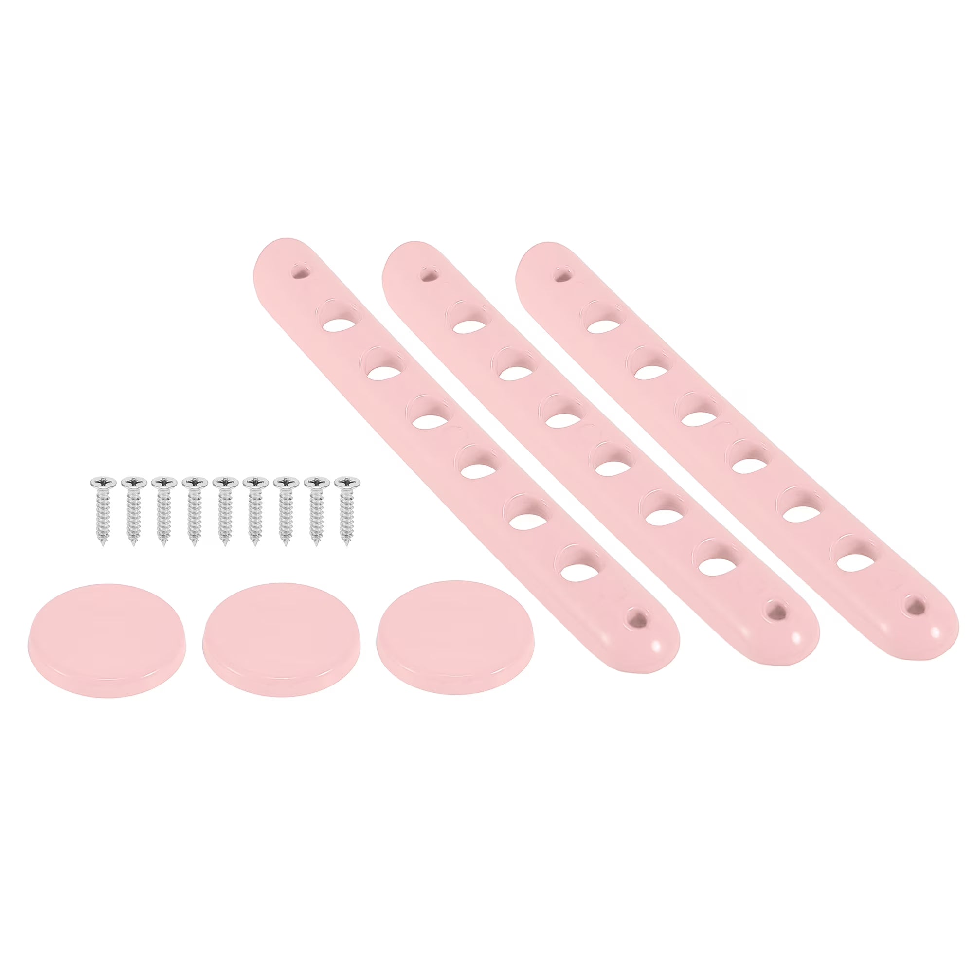 Pink Exterior Door Handle Decoration Strip Trim with Push Button Cover for Jeep Wrangler 2 Door 2007-2018 M51920
