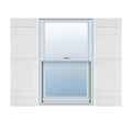 White Vinyl Board-n-Batten Shutters T3765