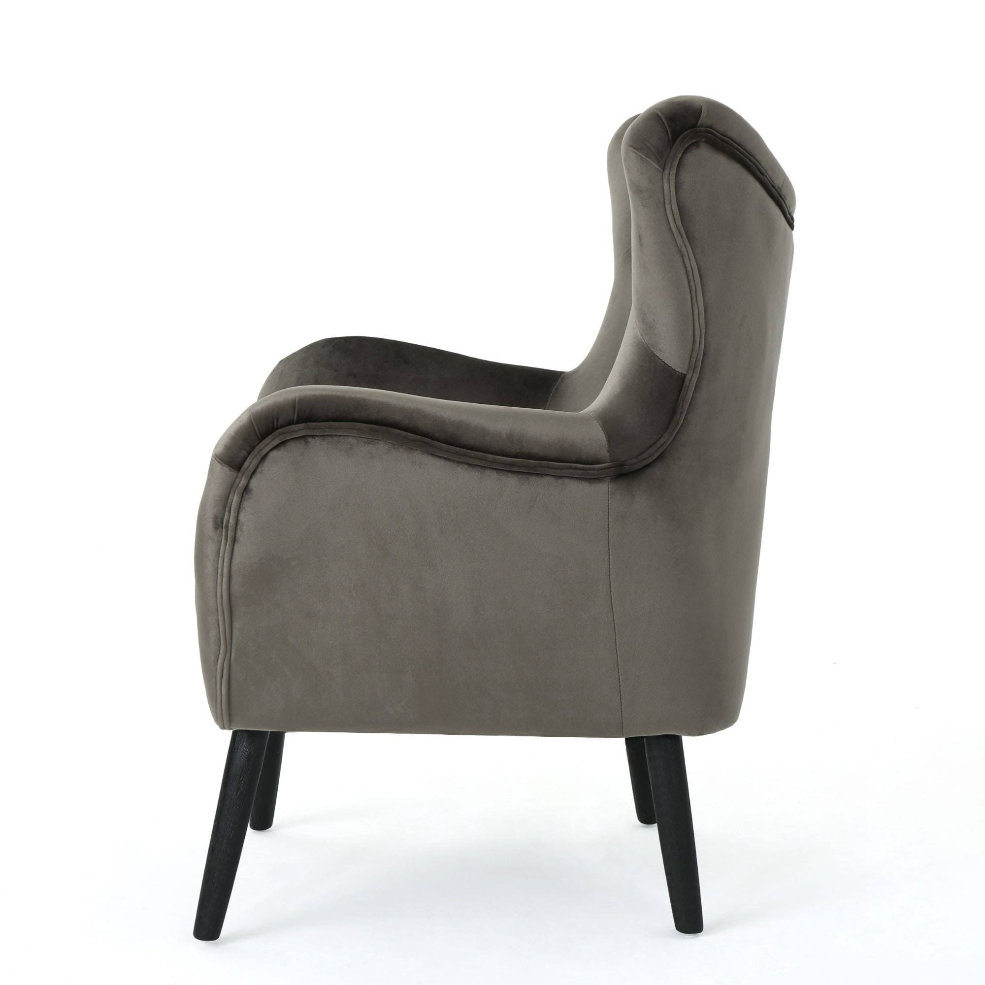 Gray and Black Contemporary Arm Chair Q670