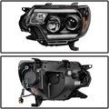 Black Housing Projector Headlights F9194
