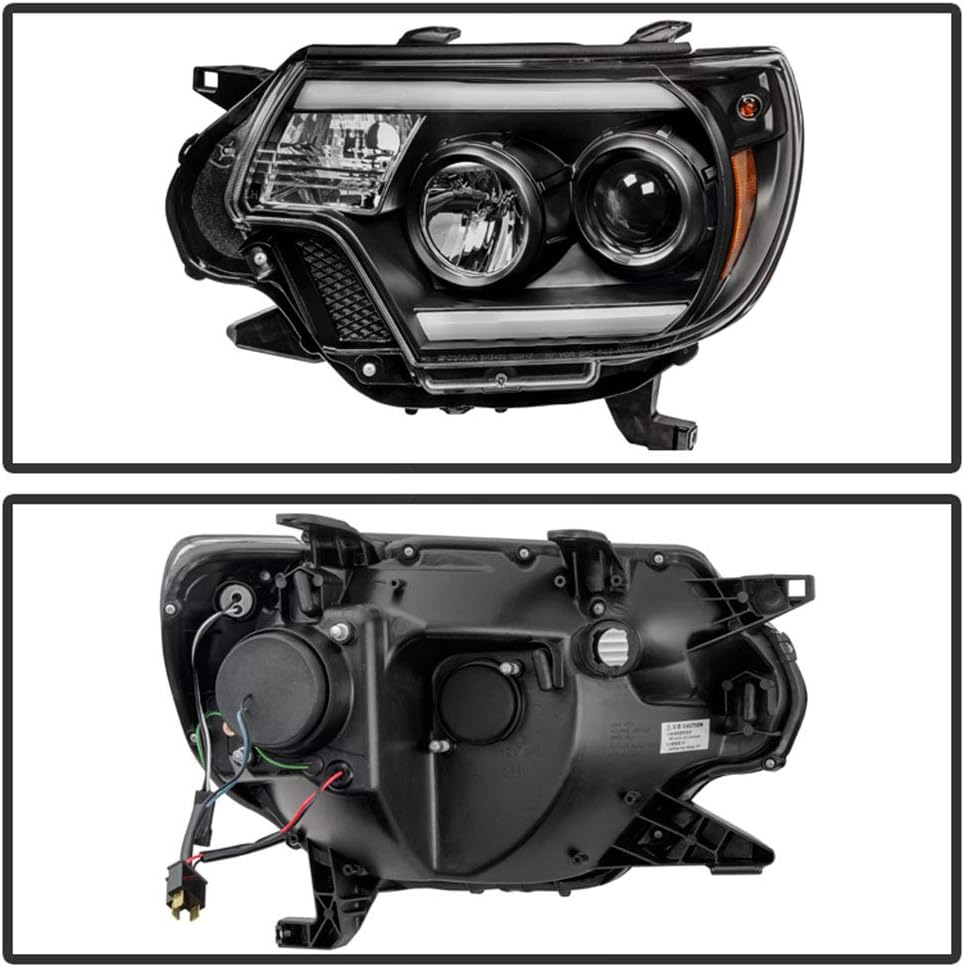 Black Housing Projector Headlights F9194