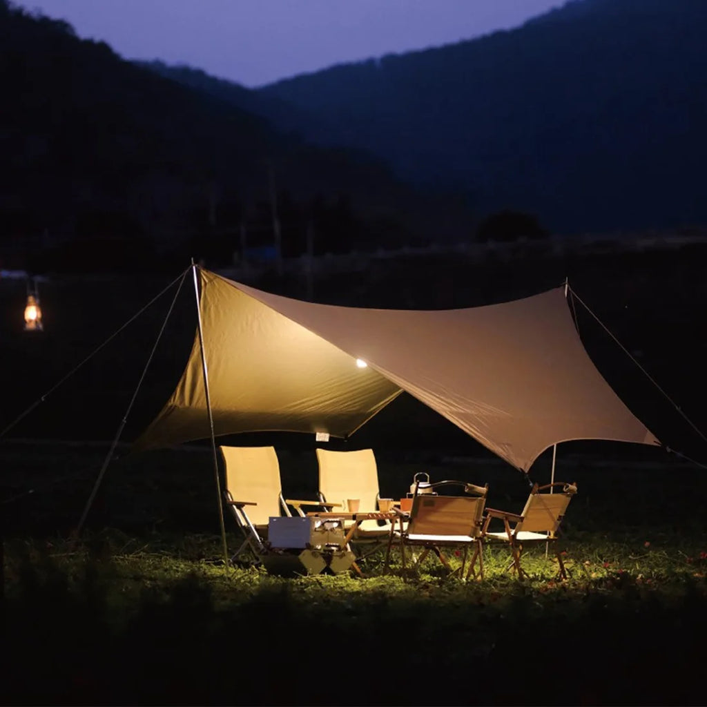 19.69ft Camping Bell Tent with Front Awning I4401
