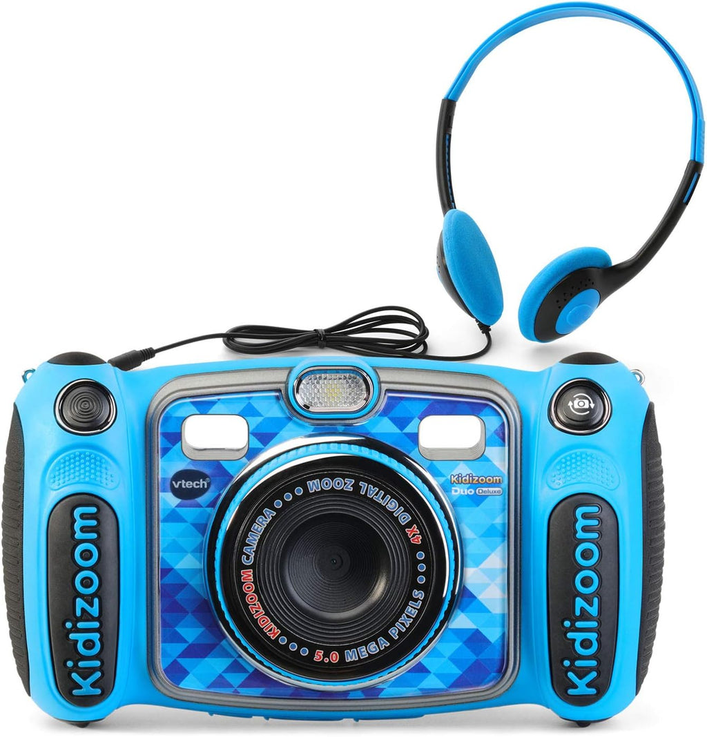 Blue Digital Selfie Camera with MP3 Player and Headphones, Pack of 2 K59257